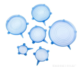 6-piece stretch siliconecover (Option: Blue-1 set)