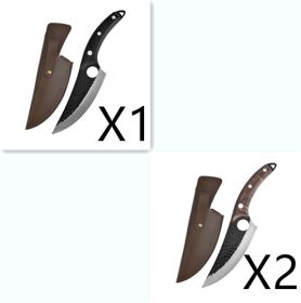 Kitchen knives (Option: 2pcsWood1pcBlack)